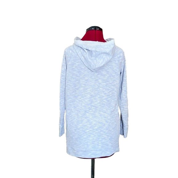 Mossimo Supply Co Womens Hoodie Size Medium Heathered Blue Kangaroo Pock… - Picture 2 of 6